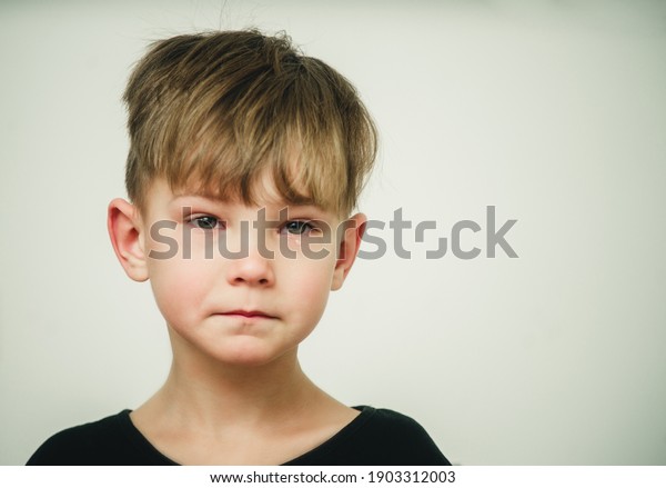 Portrait Child Tears His Eyes Closeup Stock Photo 1903312003 | Shutterstock