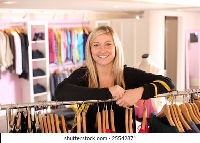 Portrait Of Clothing Store Owner