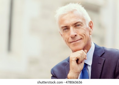 Portrait of confident businessman outdoors - Shutterstock ID 478063636