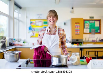 Portrait Confident Home Economics Teacher