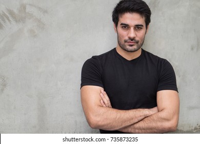 Portrait Of Confident South Asian Man, Casual Style