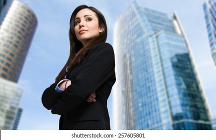 Portrait of a confident young businesswoman