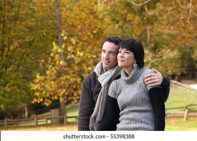 Portrait Of A Couple In The Countryside