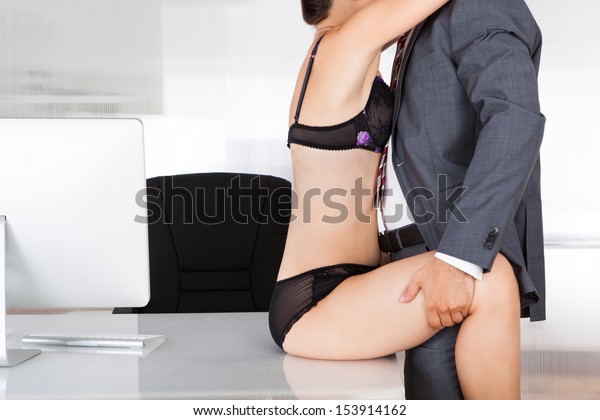 Portrait Couple Having Sex Office Stock Photo Edit Now 153914162