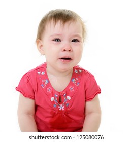 Portrait Cute Crying Baby Girl Stock Photo 125080076 | Shutterstock