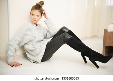 Teen Girl High Heels Images Stock Photos Vectors Shutterstock