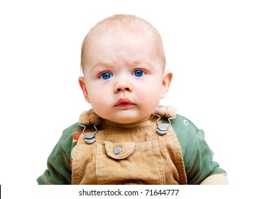 Portrait Cute Kid Looking Worried Stock Photo 71644777 | Shutterstock