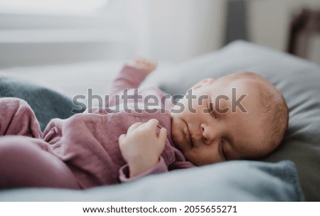 Image, Stock Photo rest Baby Sleep Dream
