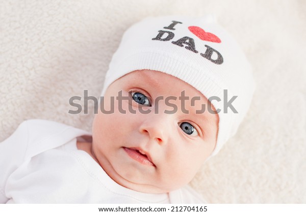 baby wearing hat