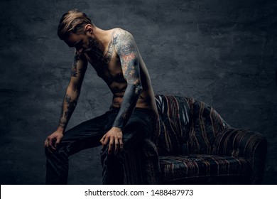 Portrait of depressive addicted man, which don't know what to do with his own life. - Shutterstock ID 1488487973