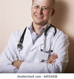 Portrait Of Doctor With Friendly Smile