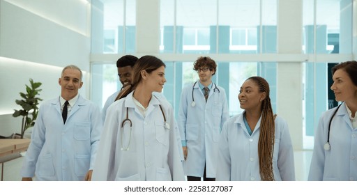 Portrait of Doctors and medical students with various gestures to prepare for patient care - Powered by Shutterstock