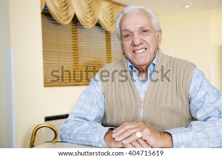 Portrait of an elderly man