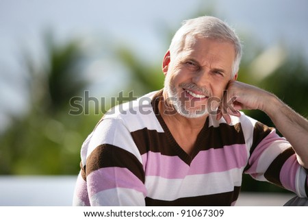 Portrait of an elderly man