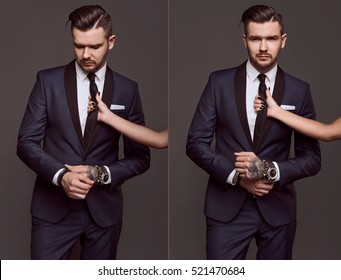 Imagenes Fotos De Stock Y Vectores Sobre Tattoo Men Suits