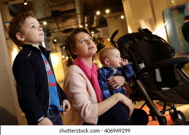 Portrait Of A Family In The Museum