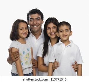 Portrait Of A Family Smiling