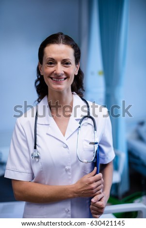 Similar – Pretty female doctor in a geriatric clinic with elderly woman in wheelchair