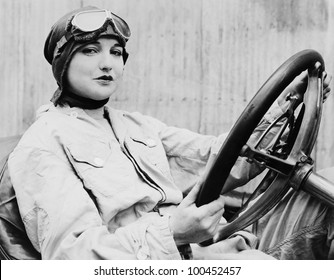 Portrait Of Female Driver