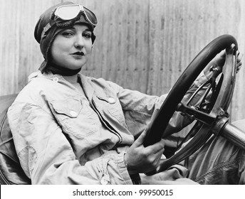 Portrait Of Female Driver