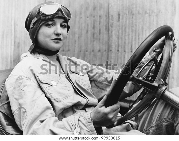 Portrait of female\
driver