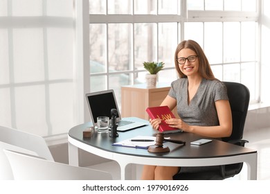 Portrait Of Female Lawyer In Office