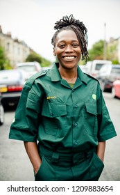 Portrait Of Female Paramedic In Uniform