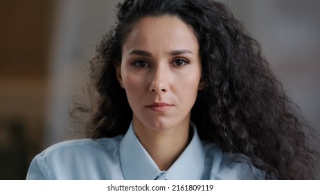 Portrait Female Upset Face Arab Girl Stock Photo 2161809119 | Shutterstock