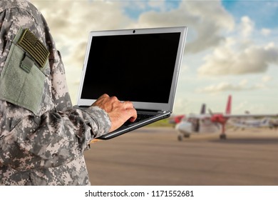 Portrait Of Female US Army Soldier