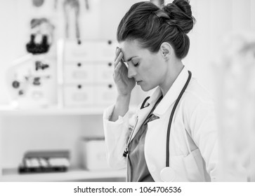 Portrait Of Frustrated Medical Doctor Woman