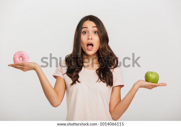 Portrait Frustrated Young Asian Woman Choosing Stock Photo 1014066115 ...