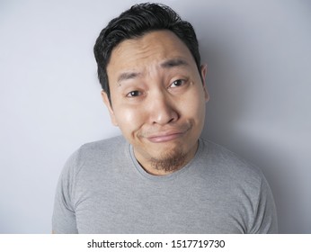 Portrait Funny Asian Man Looking Camera Stock Photo Edit Now 1517719730