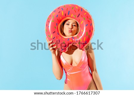 Similar – #A# Summer sun donut