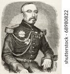 Portrait of General Comte Charles de Goyon, high officer in the Legion of Honour. From drawing of Hofer, after photo of D