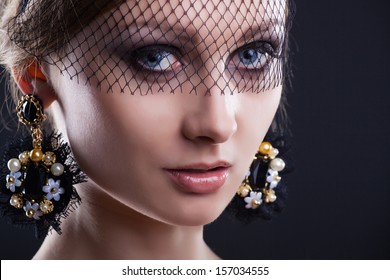 Portrait Glamour Lady Fashion Wreath Stock Photo 157034555 | Shutterstock