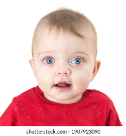 Portrait Handsome Kid Big Blue Eyes Stock Photo 1907923090 | Shutterstock