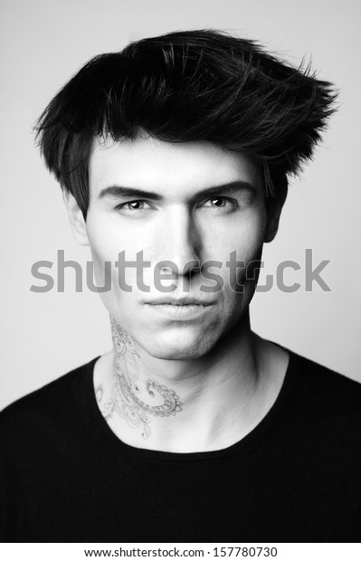 Portrait Handsome Man Stylish Haircut Stock Photo Edit Now 157780730