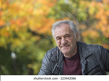 Portrait Of An Handsome Old Italian Man