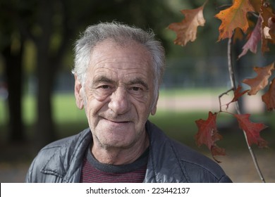 Portrait Of An Handsome Old Italian Man