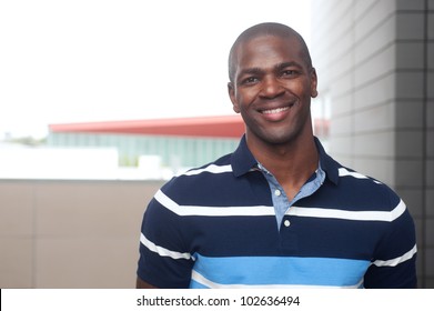 Portrait Of A Handsome Young African American Male