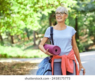 Portrait of a happy active senior woman posing after exercising outdoors, healthy lifestyle and vitality concepts - Powered by Shutterstock