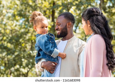 Portrait Happy African American Parents Daughter Stock Photo 1161683098 ...