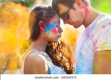 Couple Holi Images Stock Photos Vectors Shutterstock