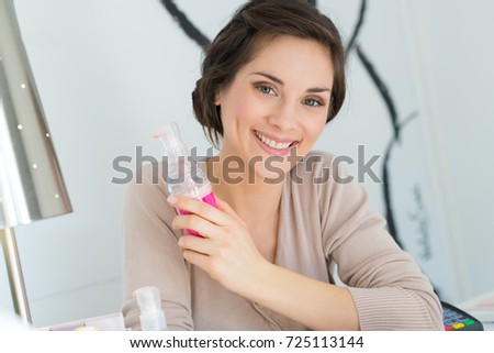 portrait happy female spa therapist stock photo edit now 725113144 spa therapist