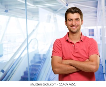 Portrait Of Happy A Man, Indoor - Powered by Shutterstock