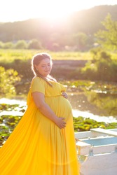 Silhouette of a pregnant woman again featuring silhouette, pregnant ...