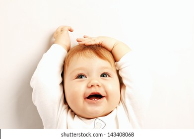 Portrait Of Happy Smiling Baby