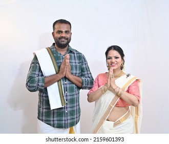 Portrait Of A Happy South Indian Couple