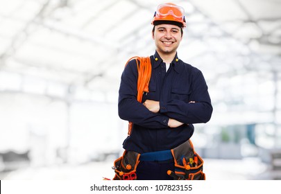 Portrait of an happy worker