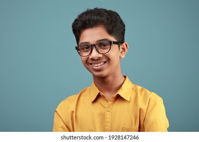 Portrait of a happy young boy of Indian origin